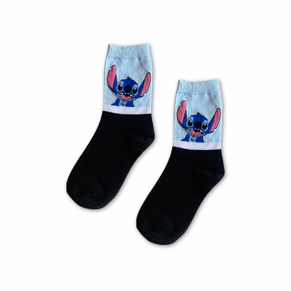 Stitch Black & Blue | Socks Up