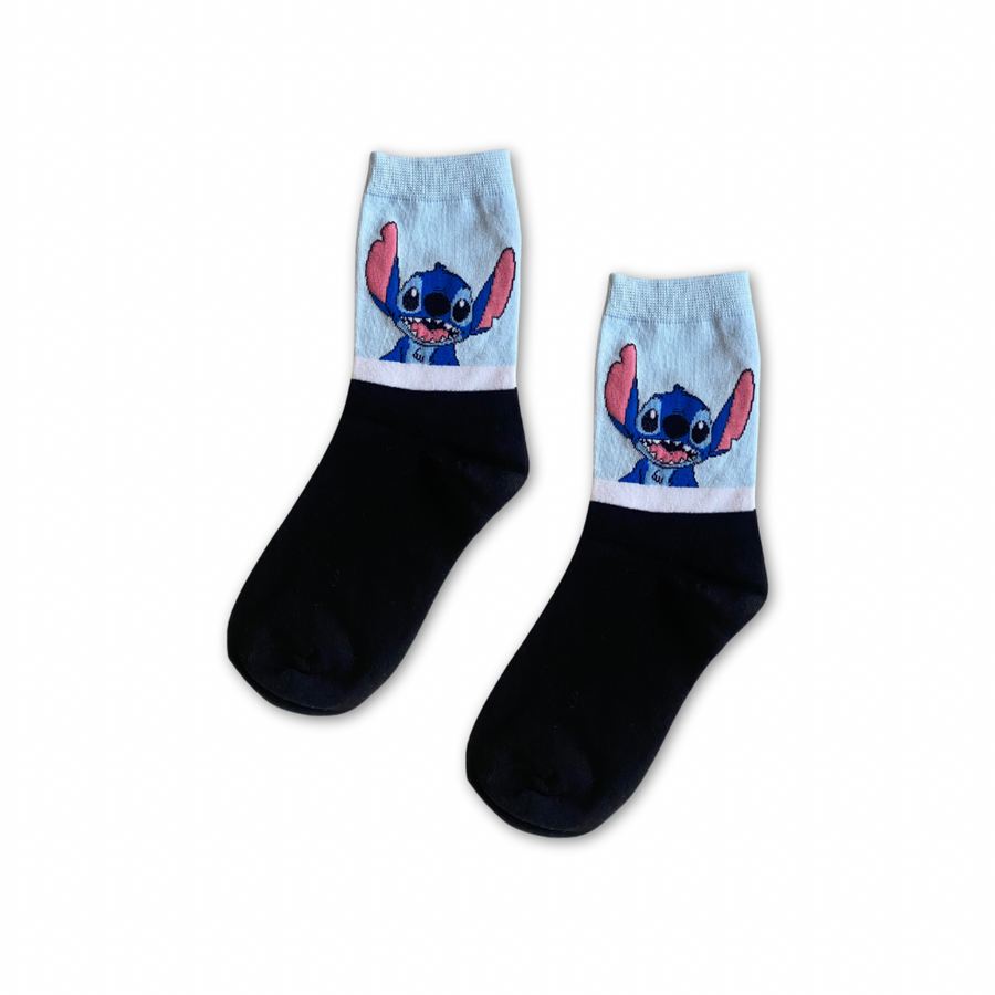 Stitch Black & Blue | Socks Up