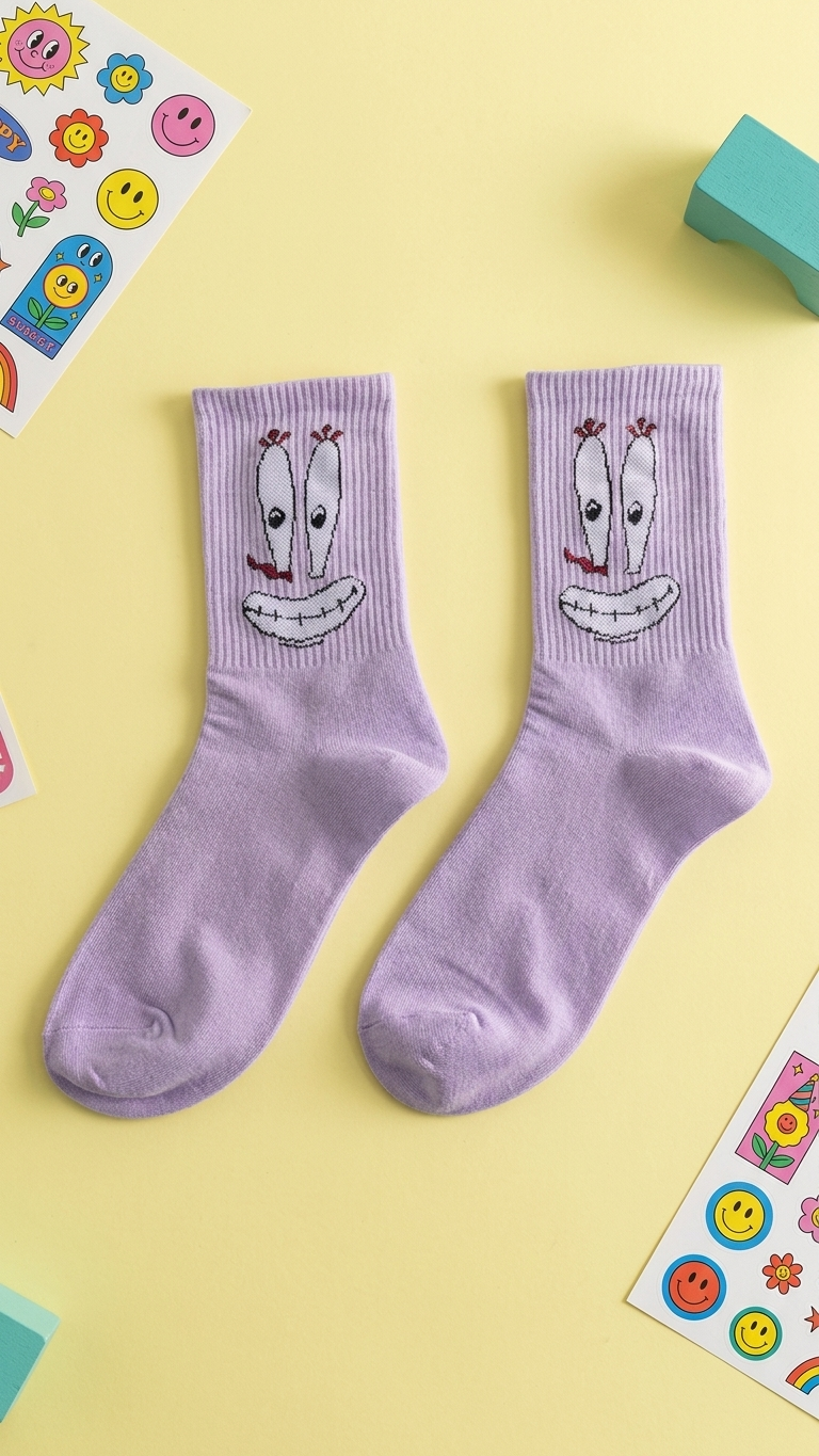 Mr. Krabs – half-crew socks | Socks Up