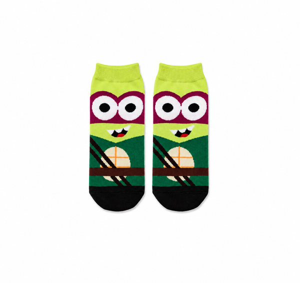 Colourful Ninja Turtles character socks for adults and kids