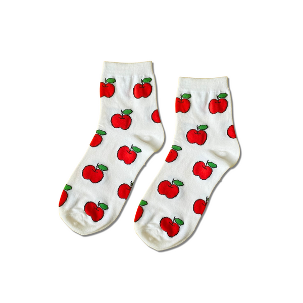 Apples cool half crew socks by Socks Up UAE