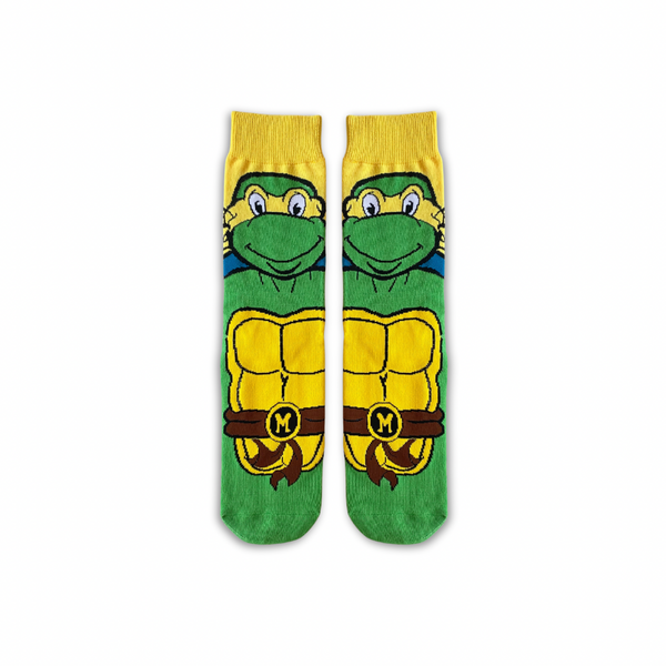 Michelangelo funky half crew socks by Socks Up UAE