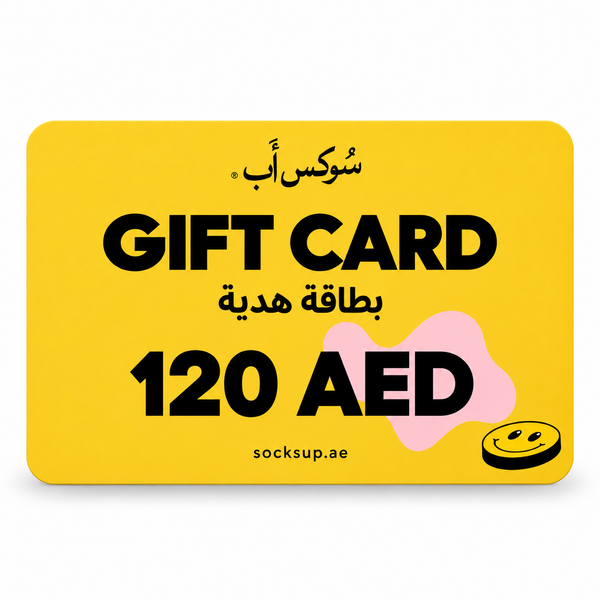 120 AED gift card for Socks Up store