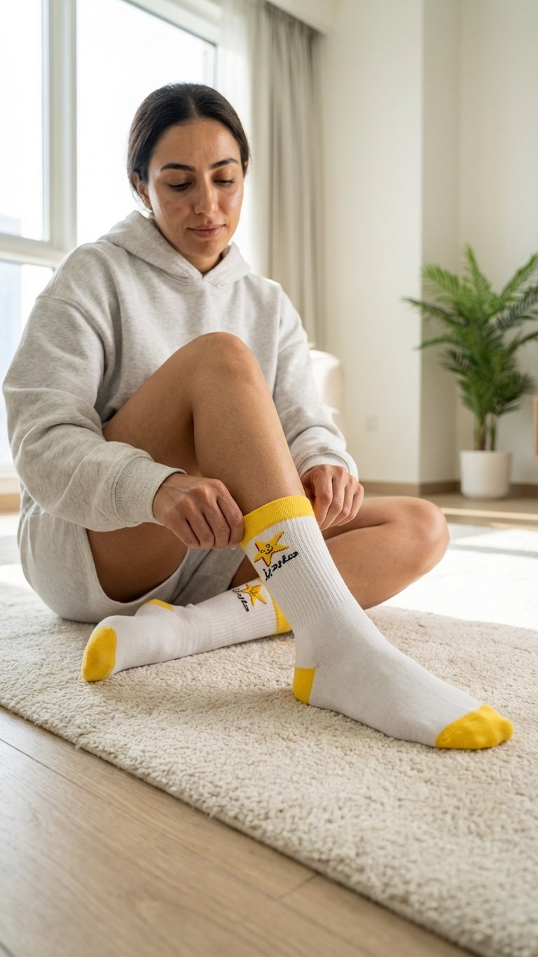 Hardee's – half-crew socks | Socks Up