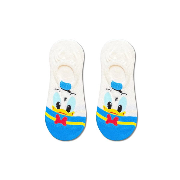 Donald Duck Low-cut character socks for adults and kids