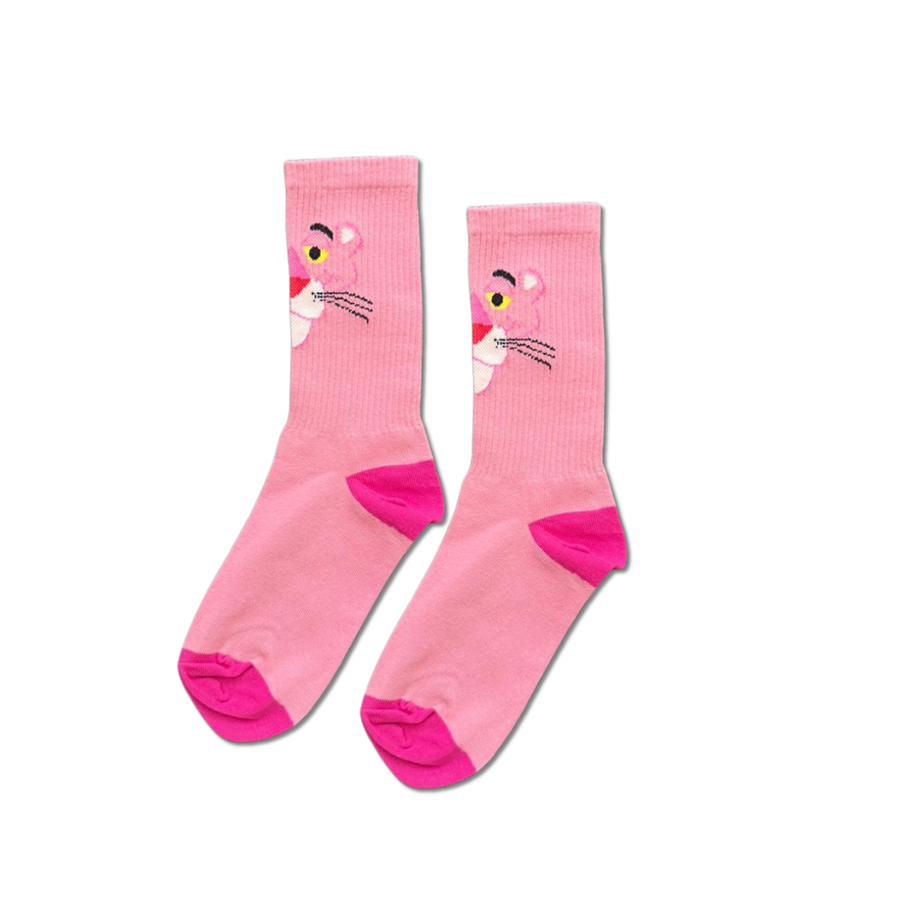 Pink Panther long character socks by Socks Up UAE