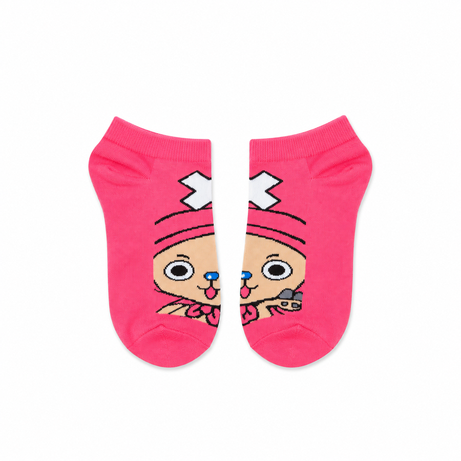 Tony Chopper anime ankle socks in pink by Socks Up UAE