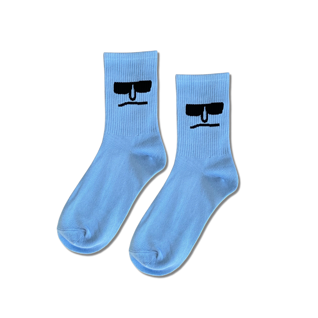 Blue face