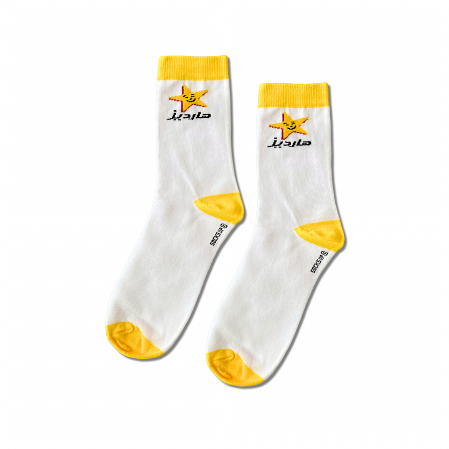 Hardee's – half-crew socks | Socks Up