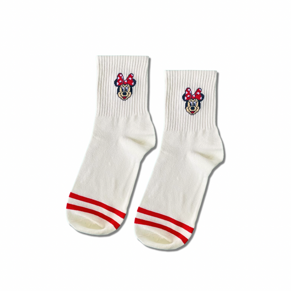 Minnie Mouse – Mid cut crew | Socks Up