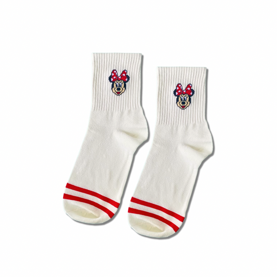 Minnie Mouse – Mid cut crew | Socks Up