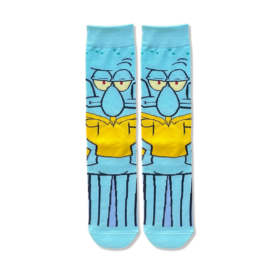 Squidward – half-crew socks | Socks Up
