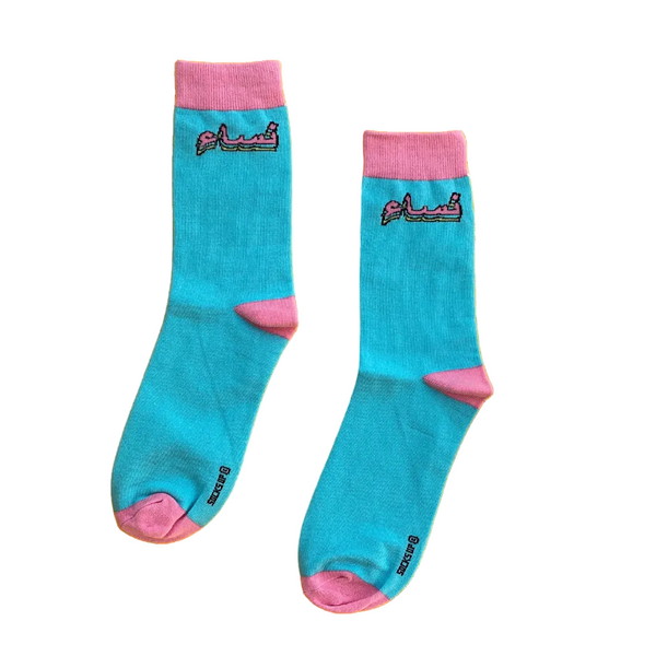 Women cool half crew socks by Socks Up UAE