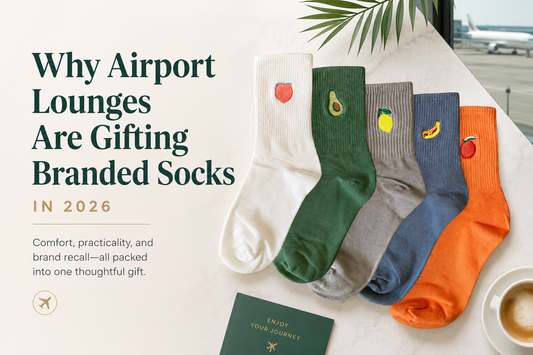 Why Airport Lounges Are Gifting Branded Socks in 2026