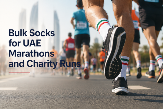 Bulk Socks for UAE Marathons and Charity Runs