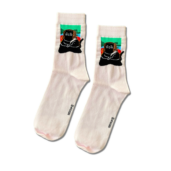 Catlisa – half-crew socks | Socks Up