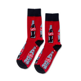 Coca Cola Bottles – half-crew socks | Socks Up
