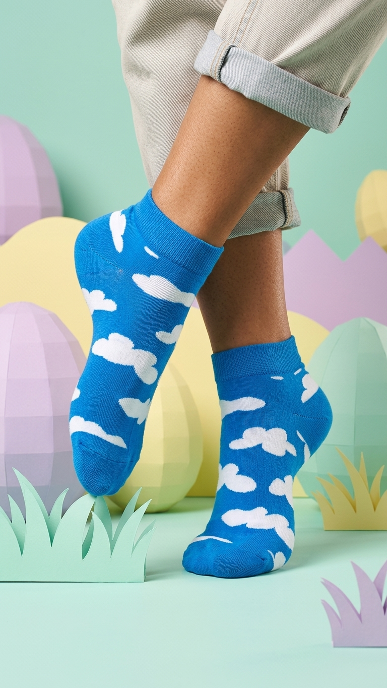 Clouds – Ankle Socks | Socks Up