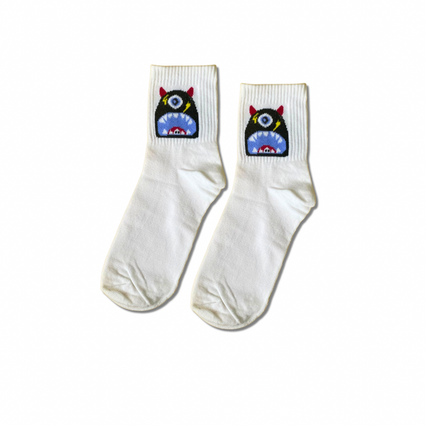 Monster fun half crew socks by Socks Up UAE