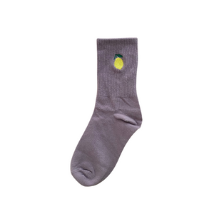 Lemon Grey Mid Crew