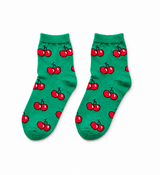 Colorful cherry print socks from Socks Up UAE