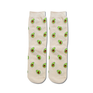 Avocado Cream Half Crew