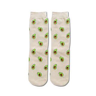 Avocado Cream Half Crew