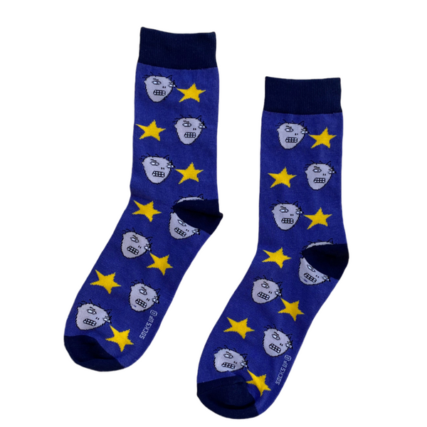 Wayne funky crew socks by Socks Up UAE