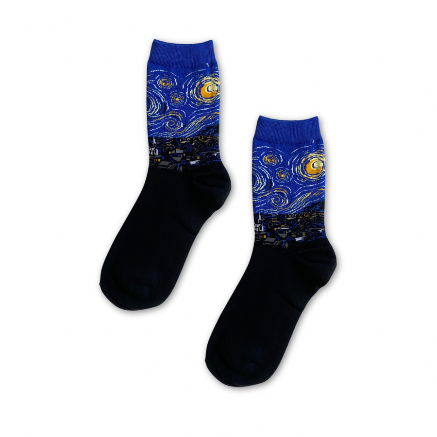 Starry Night – half-crew socks | Socks Up