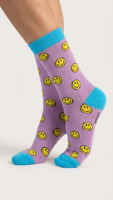 Smiles – half-crew socks | Socks Up