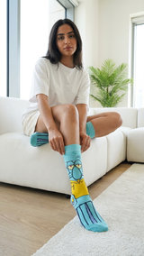 Squidward – half-crew socks | Socks Up