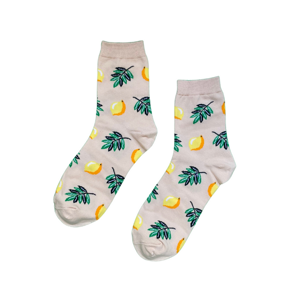 Lemon – Mid cut crew | Socks Up