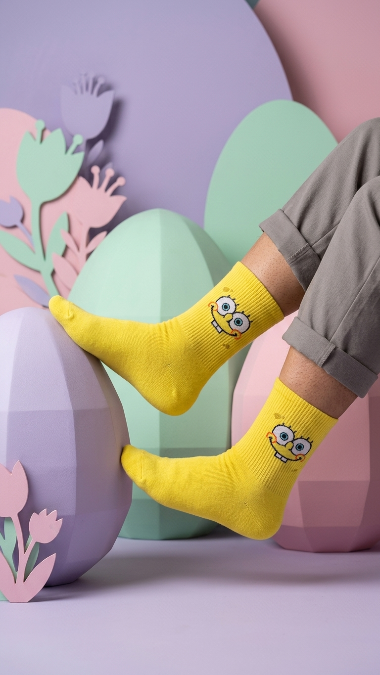 SpongeBob – half-crew socks | Socks Up