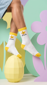 Hardee's – half-crew socks | Socks Up