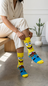 Classic SpongeBob – half-crew socks | Socks Up