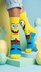 Classic SpongeBob – half-crew socks | Socks Up