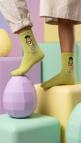 Plankton – half-crew socks | Socks Up