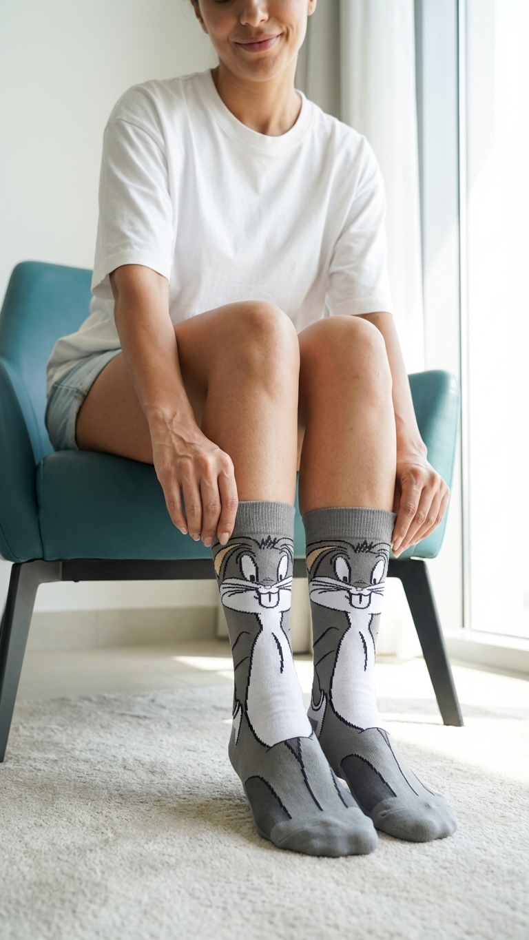 Bugs Bunny – half-crew socks | Socks Up