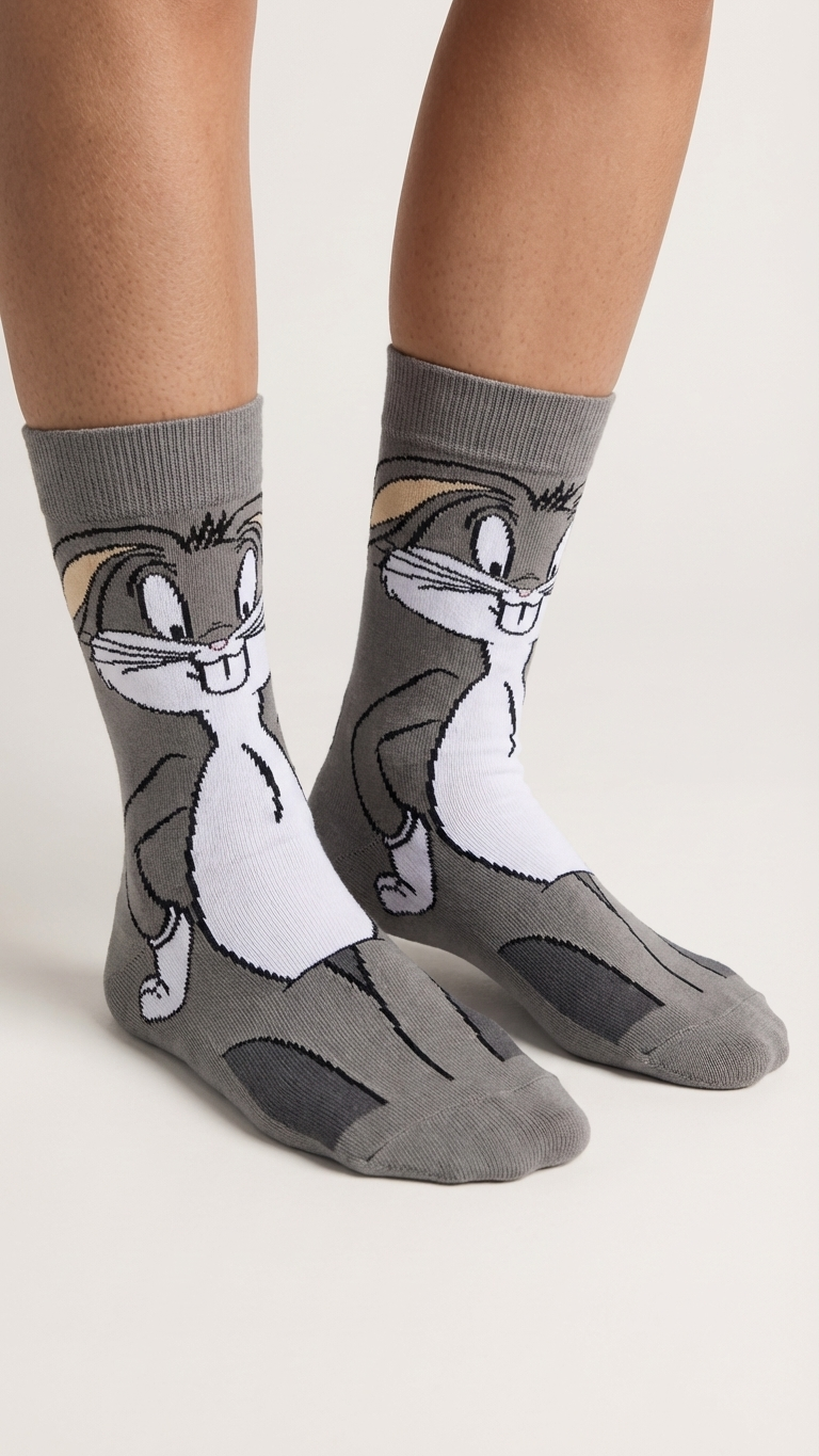 Bugs Bunny – half-crew socks | Socks Up