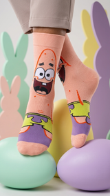 Patrick Star – half-crew socks | Socks Up