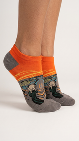 Pair of The Scream art socks, Socks Up UAE