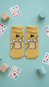 Psyduck ankle socks colourful design, Socks Up UAE