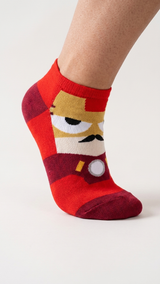 Pair of Iron Man Superhero socks, Socks Up UAE