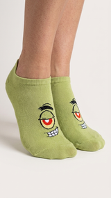Pair of Plankton cartoon socks, Socks Up UAE