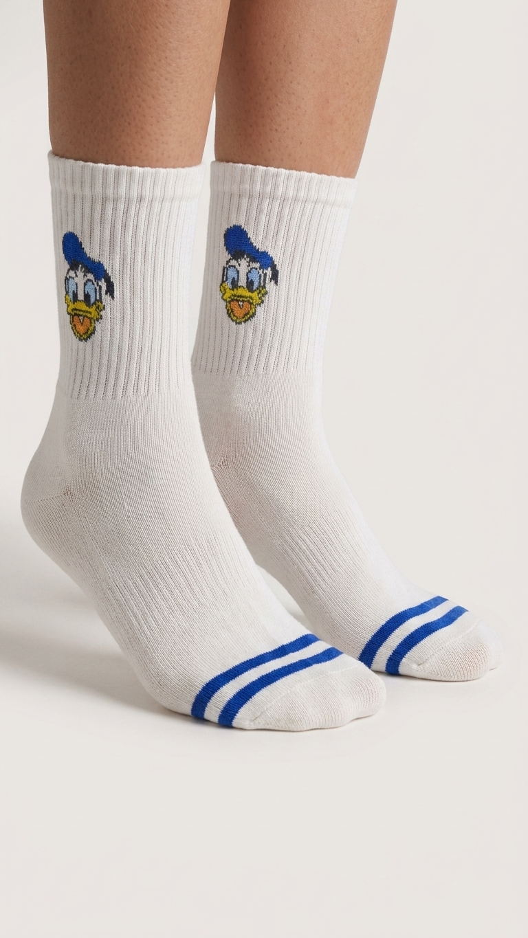 Pair of Donald Duck Disney socks, Socks Up UAE