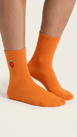 Pair of Orange funky socks, Socks Up UAE