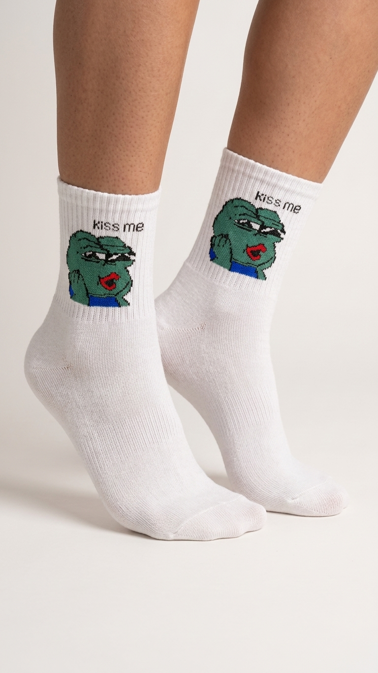 Pair of Kiss Me funky socks, Socks Up UAE