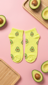 Avocados ankle socks colourful design, Socks Up UAE