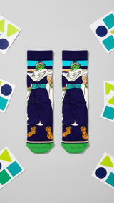 Piccolo half crew socks colourful design, Socks Up UAE