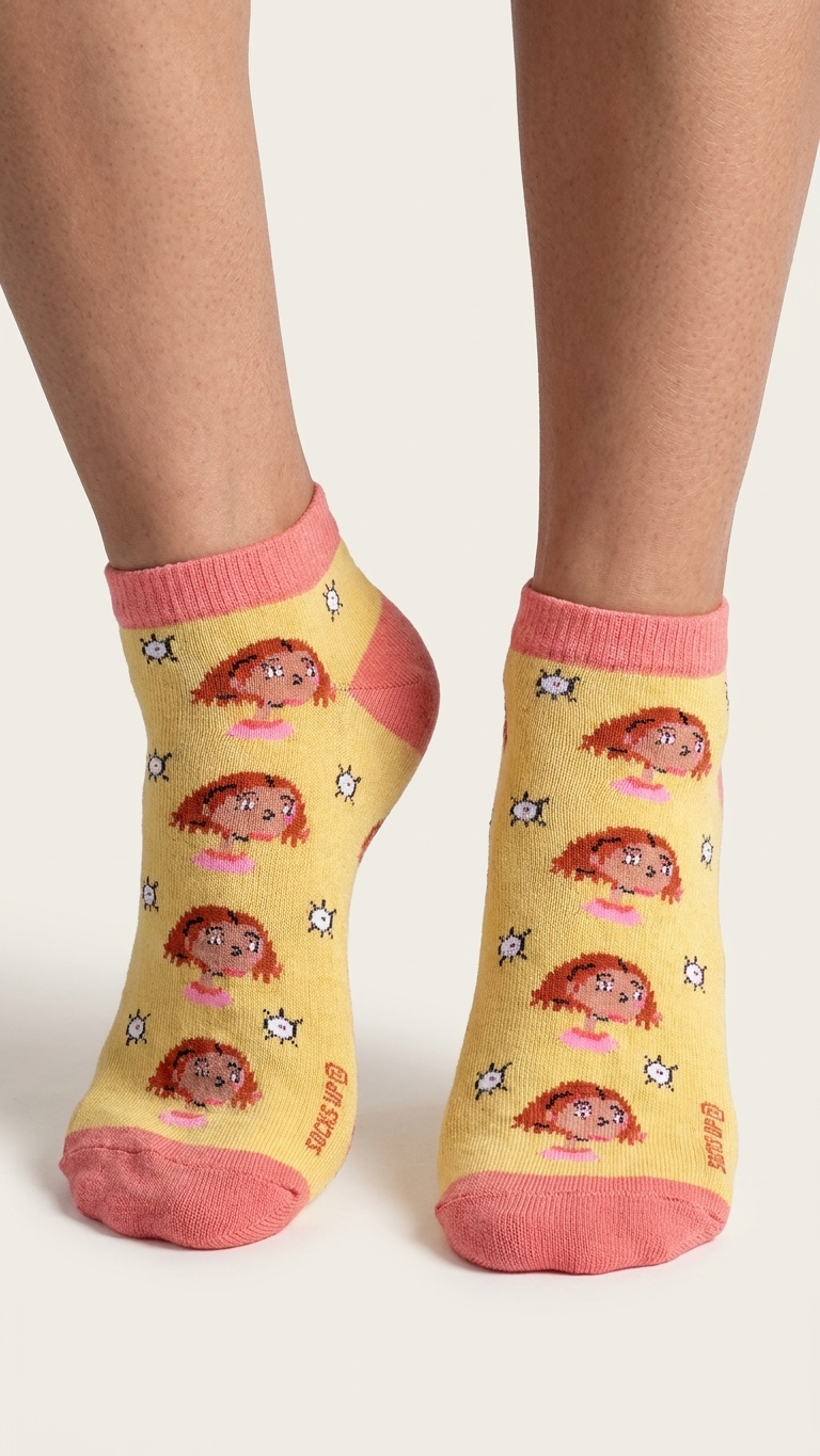 Pair of Ginger Ankle cool socks, Socks Up UAE